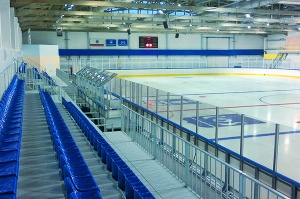 Компания GREVS поставила краску для ледового поля и оборудование для нанесения краски для объекта "Арена. Север"