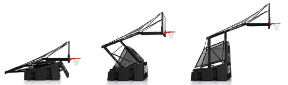 Стойка баскетбольная SAM 3x3 