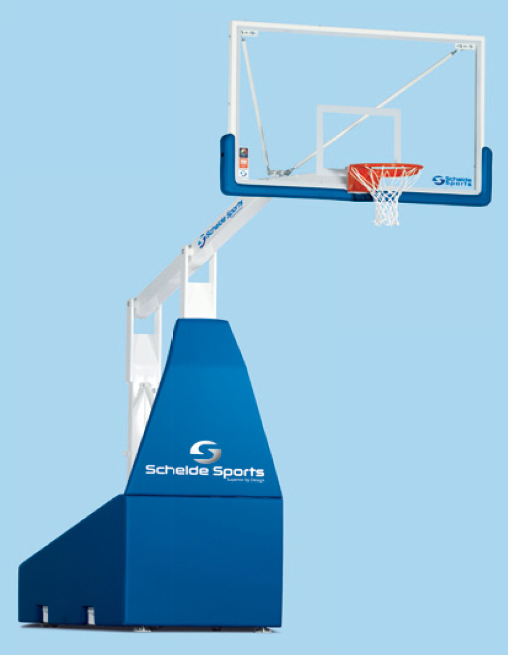 Стойка баскетбольная передвижная складывающаяся SUPER SAM 325 Pro